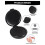 Portable Fingerprint Ink Pad Kit for Secure Document Handling B 4