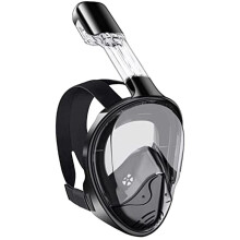 Maska do Snorkelingu,Maska do Snorkelingu z OdłąCzanym Mocowaniem Kamery,Panoramiczny Widok 180 Stopni Anti-Leak Anti-Fog Snorkel Gear,S