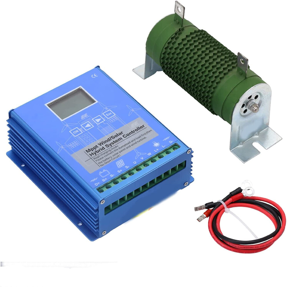 Mppt Solar Wind Hybrid Charge Controller 8000W 12V With Lcd Display For Off Grid 9092120961140