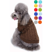 Jersey de cuello alto para perro, suave, elástico y cálido.