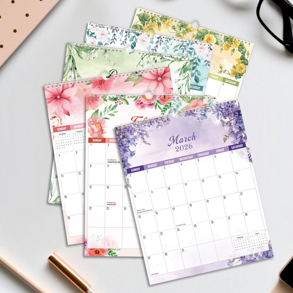 18-Month Desk Calendar 2026–2027 (Jan 2026–Jun 2027), 11x14in Botanic Series – Compatible with Home, School & Office-image-OPC-PSRH7N9-NEW