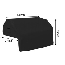 210D Oxford Cloth Bbq Grill Cover For Built-In Barbecue Grill Top With Waterproof Coating Outdoor Picnic Grill Dust Cover New