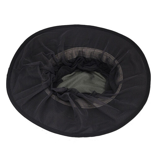 Beekeeper Hat with Veil and Mesh Net, Wide Brim Design, Breathable Full Coverage Protection, E L 2