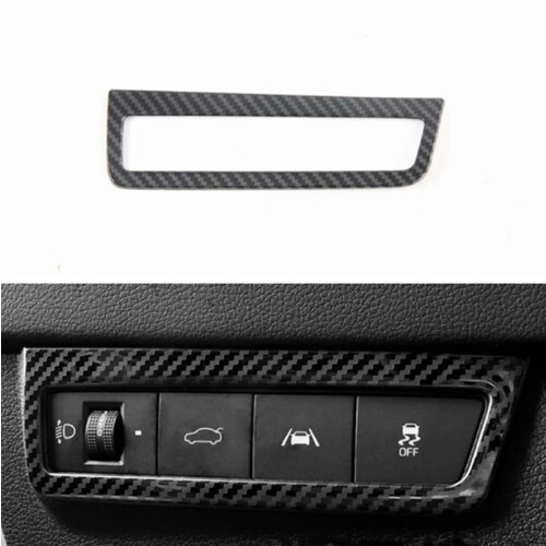 Fit for  Sonata 2020 Car  Light  Button Frame Trim Cover ABS Car Styling Sticker 1