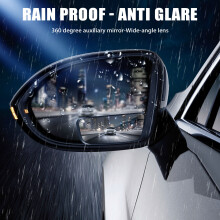 Car Rearview Mirror 360 Degree Adjustable Glass Car Rearview Mirror Auxiliary Wide-Angle Rearview Mirror