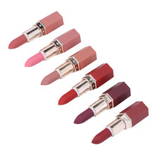 Lippenstift-Set 6 Farben Langanhaltender Mattenlippenstift, Haltbarkeit 3 Jahre