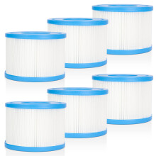 Future Way Type S1 Filter for Intex PureSpa, Fits 29001E 28403E 28407E, Hot Tub Filters, 6 Pack
