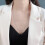 Twist Chain Necklace Silver Thin Metal Choker 3