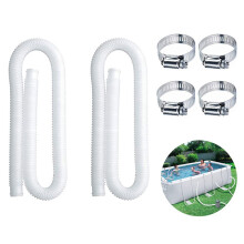 Above Ground Pool Filter Pump Hose 1.25 in x 59 in Replacement, Fits Pump Models 607 and 637