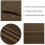 Blackout Curtains Brown 2 Panels 42x84 Inch 3