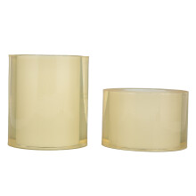 2pcs Transparent Rubber Watch Protective Films – Fits 72mm & 78mm Diameter