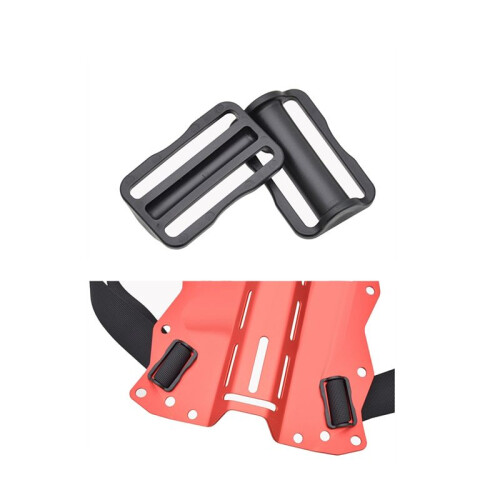2pcs Scuba Diving Belt Webbing Keeper for 52mm Webbing Adjustable Webbing Buckle BCD Accessories 2