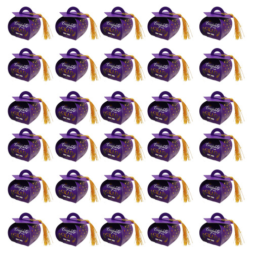 1 Set Commencement Candy Box For Graduate Table-new p 30 pieces