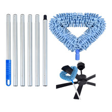 Nettoyeur de ventilateur de plafond, outil de plumeau,-Bleu 3