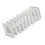 Plastic Books Stand, Adjustable Bookends Bookshelfs-White 8 1