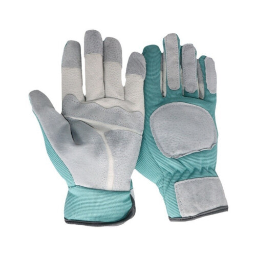 Reinforced Work Gloves With Padding And Sun-royal blue