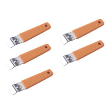 Plastic And Stainless Steels Bottles Opener Set Of 5 For-Orange