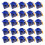 1 Set Easy Assembly Graduation Hat Shape Gift-new blue 25 1