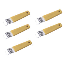 Multipurpose Bottles Caps Remover Set Of 5 For Home And-Yellow