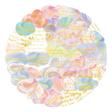 Artistic Decorative Scrapbook Sticker for Adults & Students,