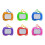 12Pcs Small Plastic Guest Message Boards 10x8.3cm Erasable 1