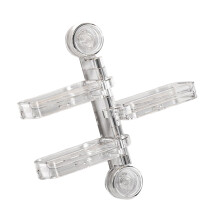 Quick Dry Angled Soap Dish Wall Mount Suction Cup-Clear