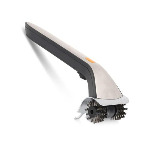 Electric Steam Grills Scrubbers Brush With Ergonomic Handle