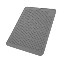 Silicone Griddle Mat Nonstick Heat Resistant Countertop Protector for Side Shelf Kitchen Gray