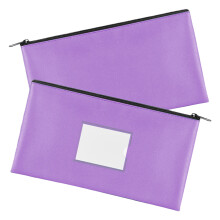 Multifunctional PU Document Organizers Card Holders-Purple
