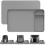 Heatproof Silicone Mat For Kitchen Countertops Spill-Grey 1