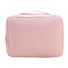 Durable Waterproof Makeup Organizers With Multiple-large Pink