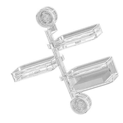 Modern Soap Storage Rack With Drainage-Transparent 3 Layers