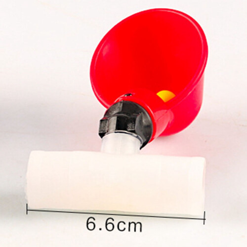 6PCS Water Drinking Cups Chicken Watering Automatic Poultry Feeding Drinkers 1