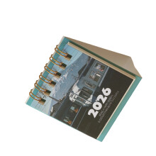 2026 Desk Calendar from Oct 2025 to Dec 2026 Twin-Coil-5