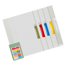 5/6Pcs File Sleeve Document Protector with Side Open-5 packs