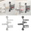 Quick Dry Angled Soap Dish Wall Mount Suction Cup-Clear 2