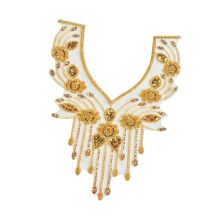 Sewing on Collar Patches Wedding Dress Applique For Wedding