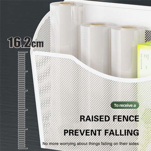 Magnetic Refrigerator Storage Rack - Wall-Mounted Kitchen Organizer for Sundries,Refrigerator Shelf Without Punching A 2