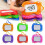 12Pcs Small Plastic Guest Message Boards 10x8.3cm Erasable 2