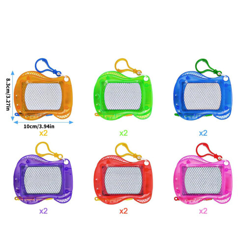 12Pcs Small Plastic Guest Message Boards 10x8.3cm Erasable 2