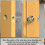 Home Improvement Chisels Door Hinge Jig, Door Hinge-Red 3