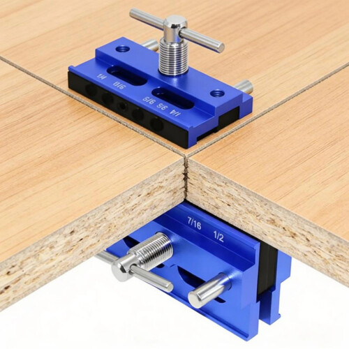 High Precise Wood Dowel Jig Kit Includes 3 drill Bit For 1