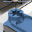 Permanent Sofa Side Tray for Coffee Cups Phones-Deep Blue 6