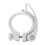 2Pcs Folding Bicycle  Pipe Clamp with Quick Release Lever  Behalf is Suitable Sp8 Pipe Clamp with 40mm, Silver 3