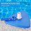 Triangle Pool Vacuum Head for Corners, Triangular Design for Swimming Pools and Fish Ponds 2
