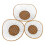 Classical Brown Iron Weave Drainages Basket Suitable For-M 2