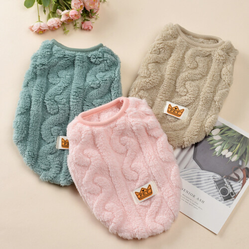 Winter Fleece Jackets for Cats Stretchable Thickened-XL 1 2