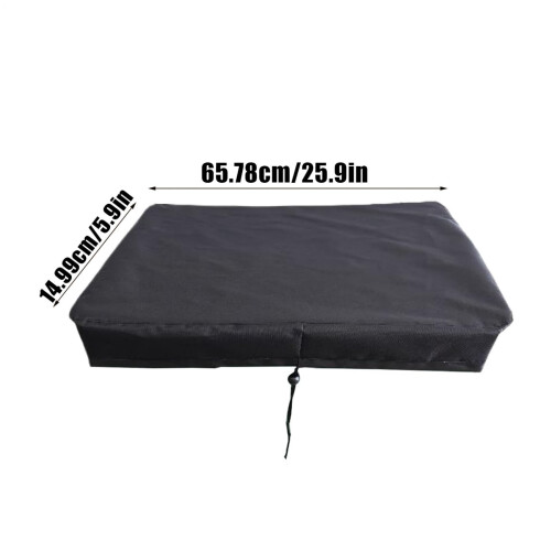 Waterproof Yard Spreader Protector Housing Case Skin Tool-Black 2