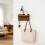 Elegant Key planner Wall Mount 4 permanent Brass-beech 5