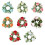 Artificial Flower Wreath Valentine's Day Candle-Light Pink 2